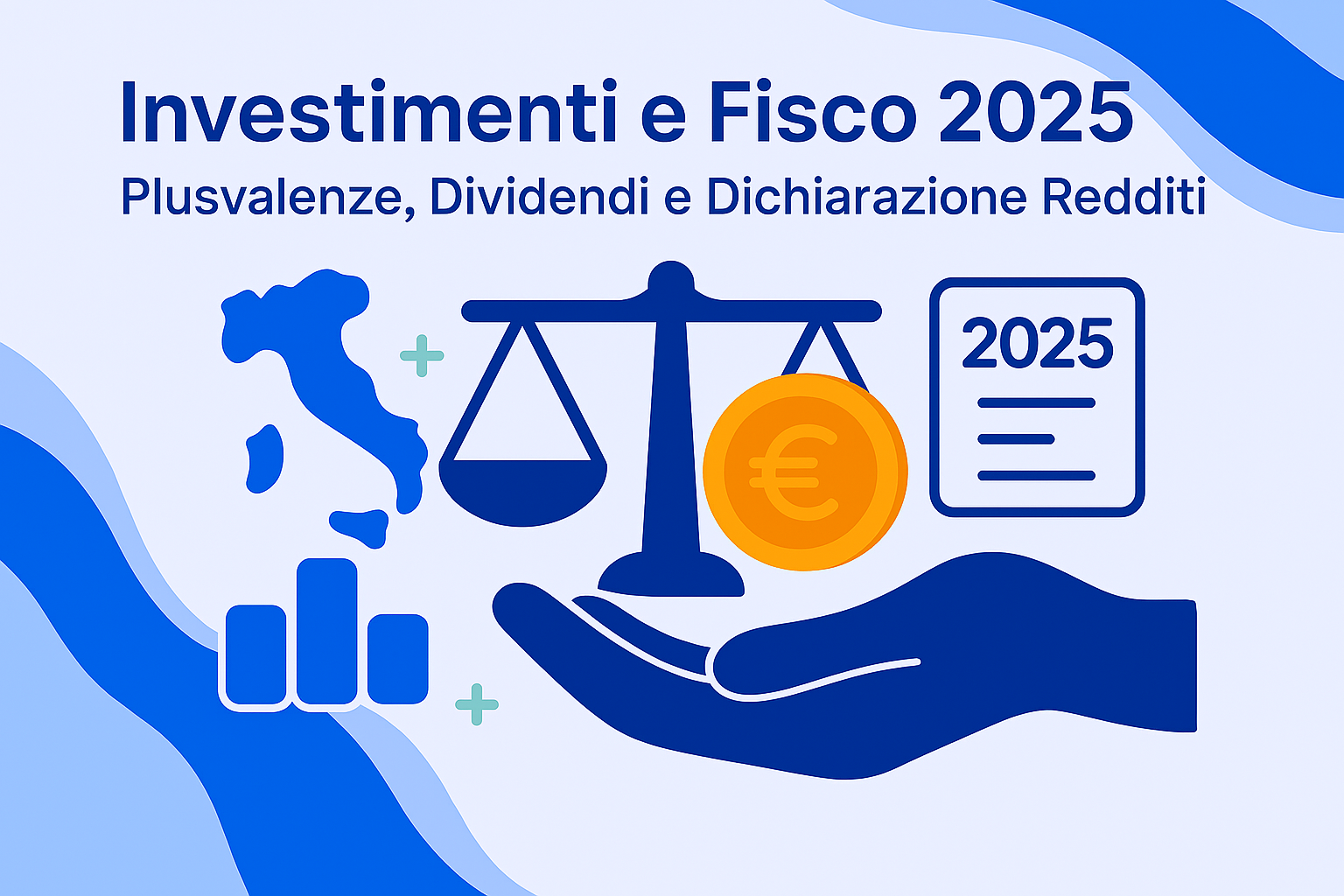 Illustrazione guida agli investimenti per italiani di CAF Public