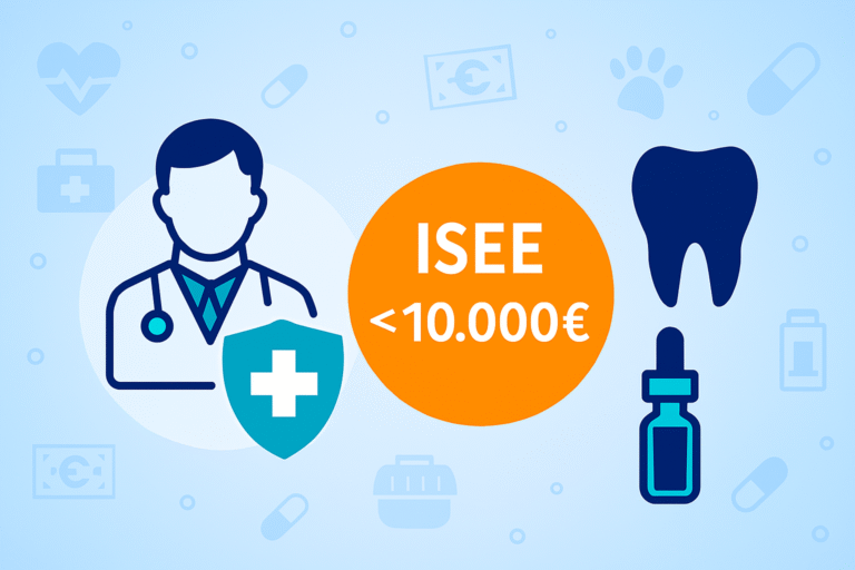 Illustrazione vettoriale di CAF Public flat 16:9 sul Programma Equità e Salute (PNES) a Caserta